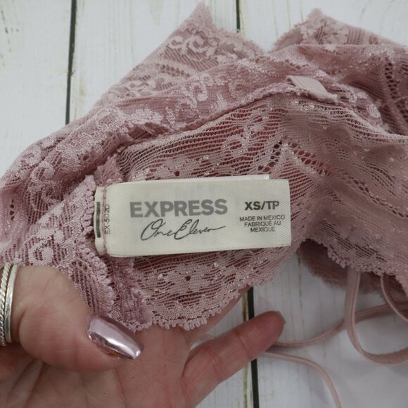 Free People Express Lace Racerback Bralette Set Of 3 Small Dainty Fairy Grunge - Picture 8 of 16